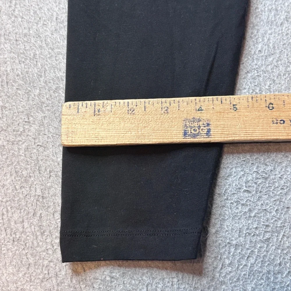Nike Leggings Womens L CU5074-010 Black Graphic Logo Sportswear Activewear